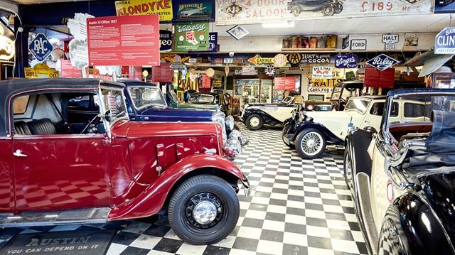 Bourton-on-the-Water: classic cars at the Cotswold Motoring Museum